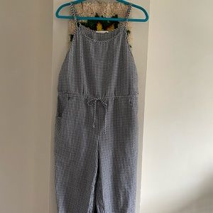 Honey Punch gingham jumpsuit M